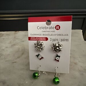 3ct - Holiday Fashion Earrings
